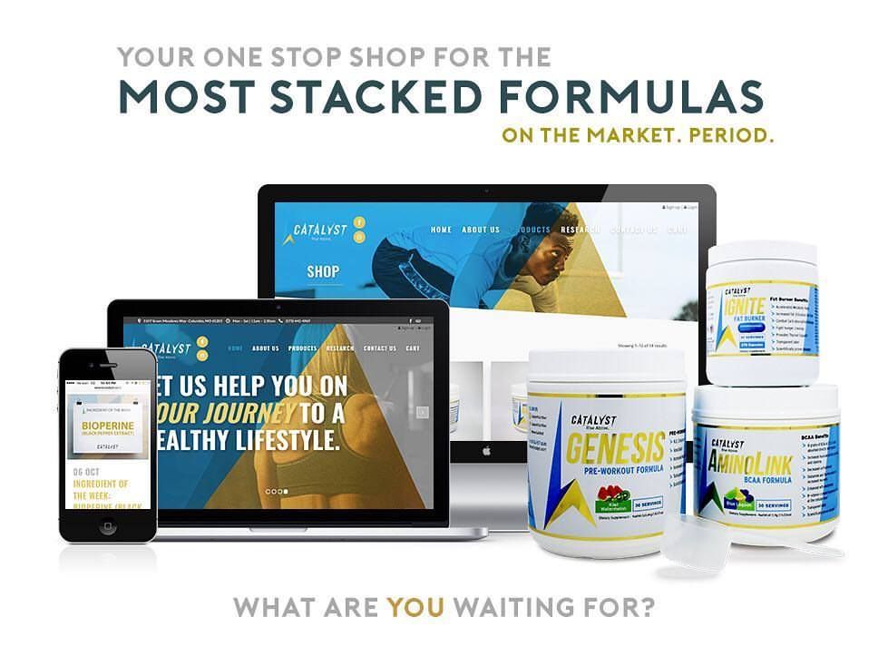 Catalyst Nutrition — Most Stacked Formulas digital campaign