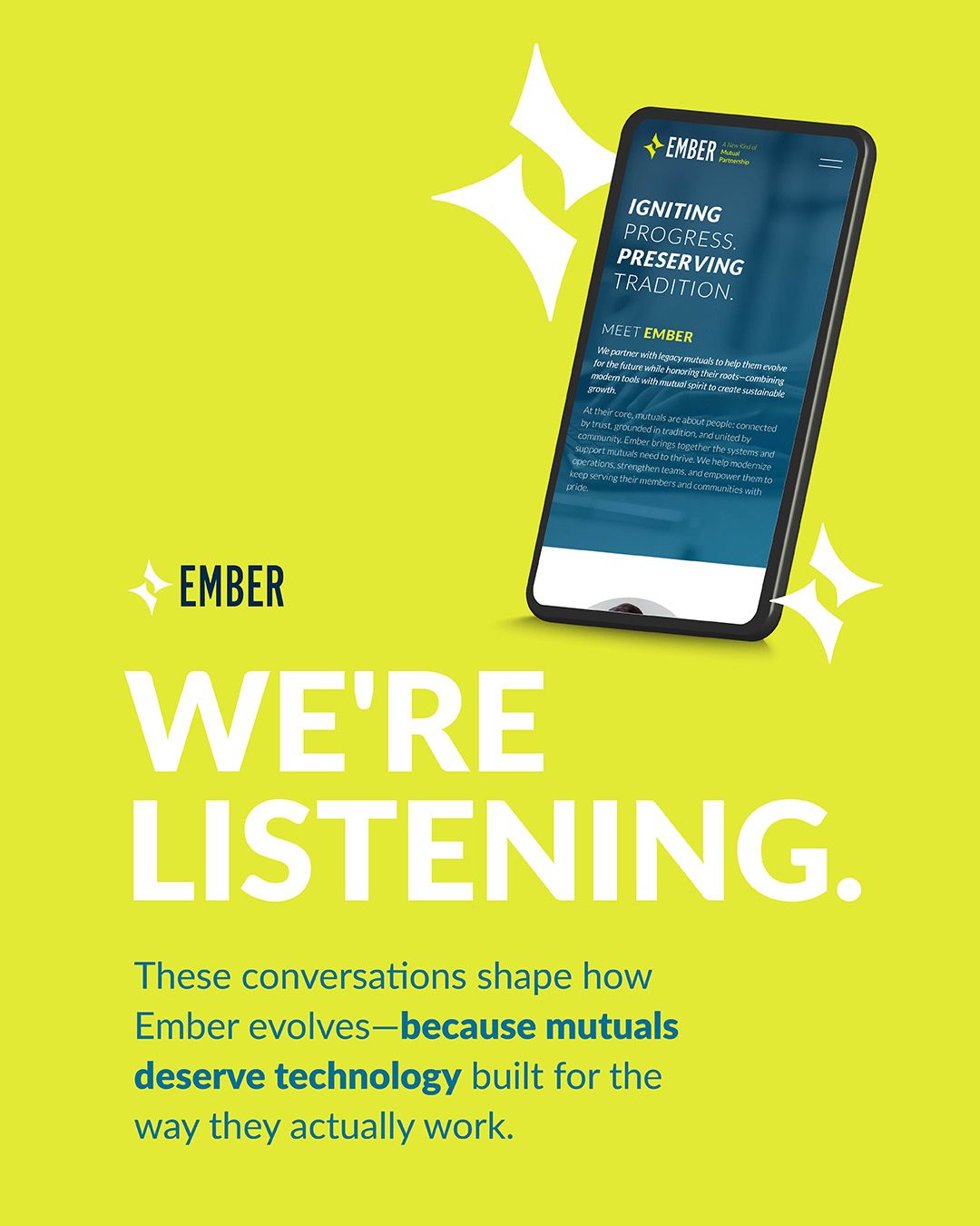 Ember — we're listening